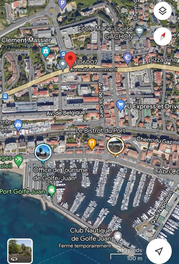 Spacieux Studio A Golfe Juan 2 Minutes Des Plages Vallauris Exteriör bild